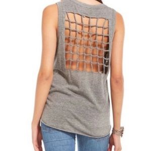 [CHASER] caged back tank top